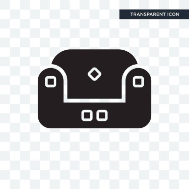 Sit dow şeffaf arka plan üzerinde izole vektör simge otur