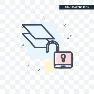 Saydam arka plan üzerinde katman logo izole katman vektör simgesi