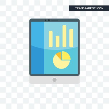 Saydam arka plan üzerinde Analyt izole analytics vektör simgesi