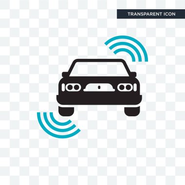 saydam arka plan üzerinde autopi izole otomatik pilot vektör simgesi