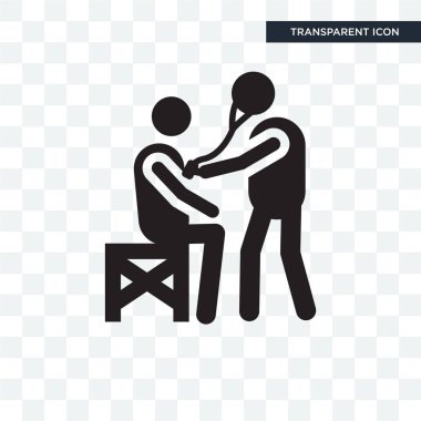 Saydam arka plan üzerinde Heal izole sağlık vektör simgesi