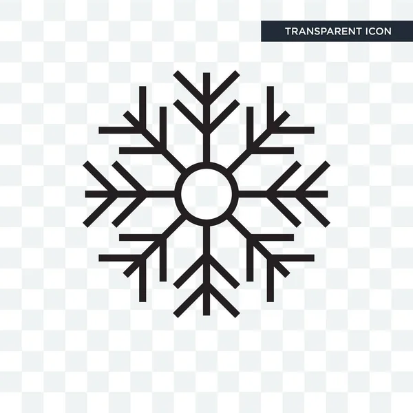 Saydam arka plan üzerinde Snowfl izole kar tanesi vektör simgesi