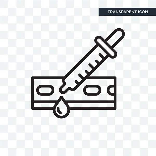 Druppels vector pictogram geïsoleerd op transparante achtergrond, Drops logo ontwerp — Stockvector