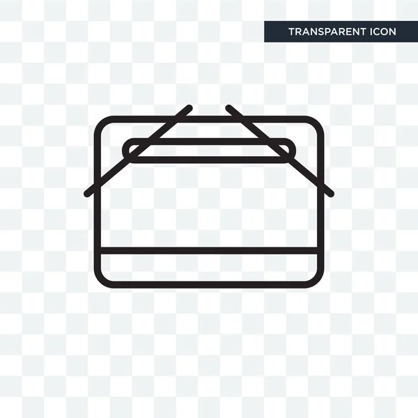 Vector mappictogram geïsoleerd op transparante achtergrond, map lo — Stockvector