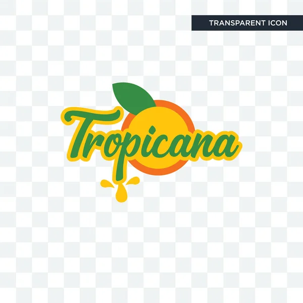 Tropicana εικονίδιο διάνυσμα απομονώνονται σε διαφανές φόντο, tropic — Διανυσματικό Αρχείο