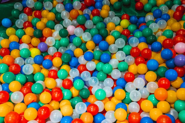 Flerfärgade Bollar Barnens Centrum — Stockfoto