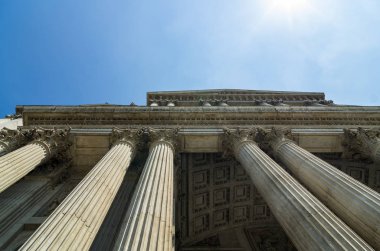 Ayrıntı sütunları St Paul Katedrali, Londra, İngiltere önü'nün