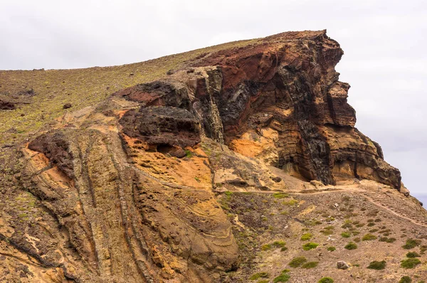 Trail Aan Het Einde Van Het Schiereiland Sao Lourenco Madeira — Stockfoto
