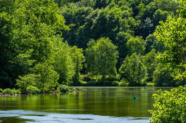 Kettwig ve Werden arasında Ruhr, Essen, Almanya