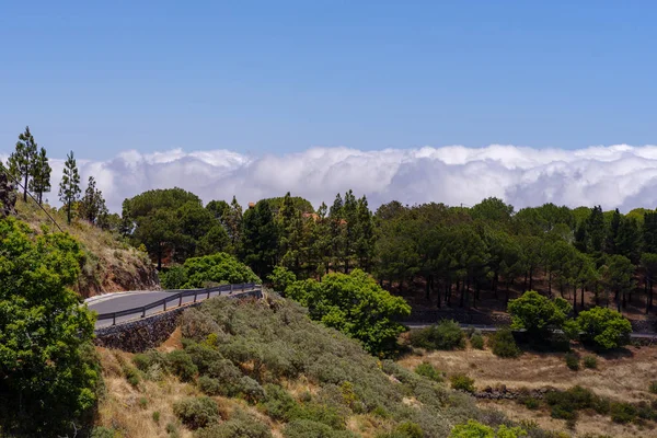 Blick Auf Eine Wolkenwand Gran Canaria Kanarische Inseln — Stockfoto