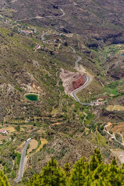 Straßen Von Gran Canaria Kanarische Inseln Spanien — Stockfoto