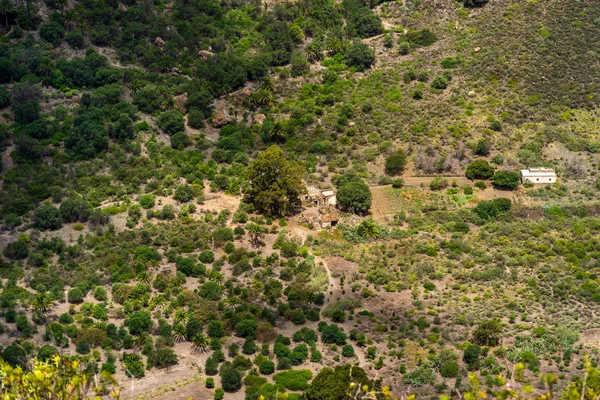 Verlassene Häuser Fuße Des Bandama Kraters Gran Canaria — Stockfoto