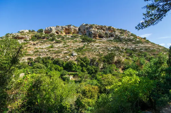 Blick Über Das Tal Von Myli Beton Griechenland — Stockfoto