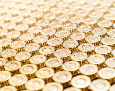 Ayrıntı sonsuz bir desen yapmak birçok tabanca kartuş