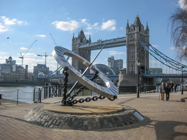 Londres Reino Unido 2013 Vista Das Margens Rio Tâmisa Centro — Fotografia de Stock