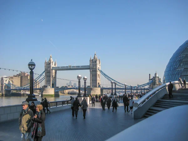 Londres Reino Unido 2013 Vista Das Margens Rio Tâmisa Centro — Fotografia de Stock