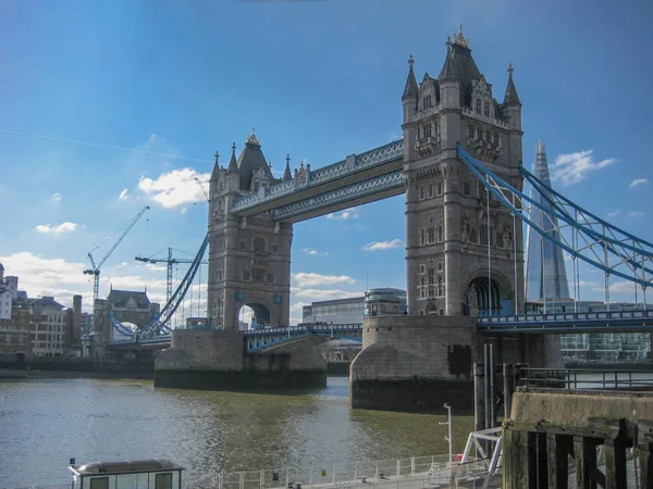 Londres Reino Unido 2013 Vista Das Margens Rio Tâmisa Centro — Fotografia de Stock