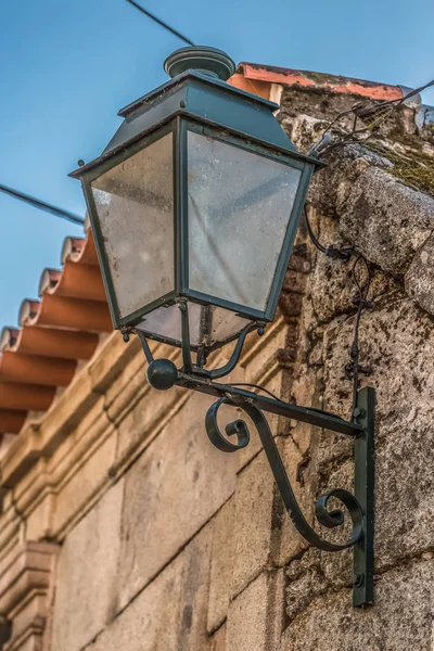 View Public Classic Street Lamp Exterior Wall House — Stock Photo, Image