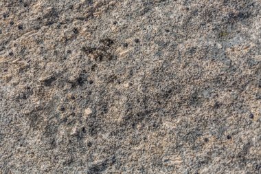 Granit taşın tipik dokusunun ayrıntılı görünümü