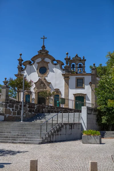 Viseu Portugal 2020 Exterior View Church Nossa Senhora Conceicao Rococo — стокове фото