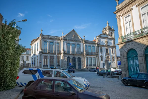 Vila Real Portugal 2020 Θέα Κεντρικής Λεωφόρου Κλασικά Κτίρια Στο — Φωτογραφία Αρχείου