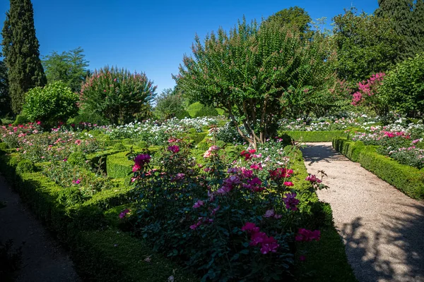 Вила Реаль Португалия 2020 Вид Культовый Геометрический Классический Сад Барокко — стоковое фото