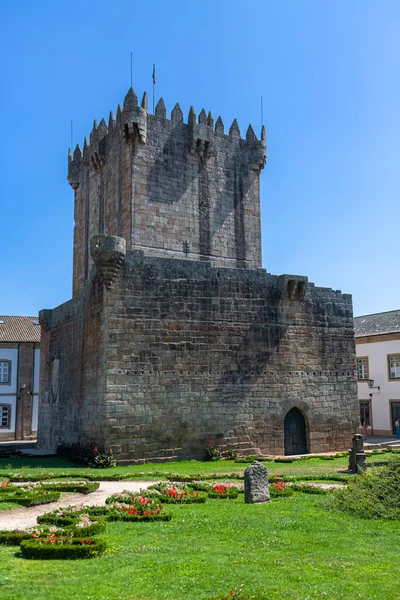 Chaves Portugal 2020 View Facade Tower Castle Chaves Iconic Monument — 图库照片