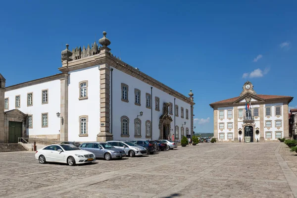 Chaves Portugal 2020 Algemeen Overzicht Van Belangrijkste Exterieur Faade Van — Stockfoto