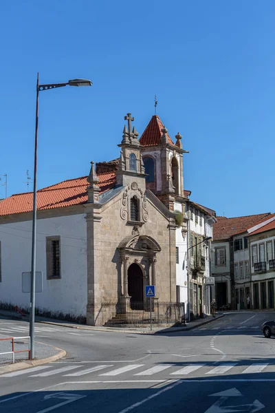 Lamego Portugal 2019 Vue Façade Principale Église Desterro Centre Ville — Photo