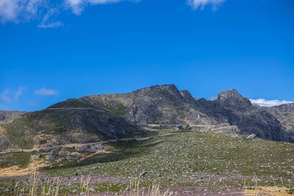 Vista Topo Das Montanhas Parque Natural Serra Estrela Cordilheira Estrela — Fotografia de Stock