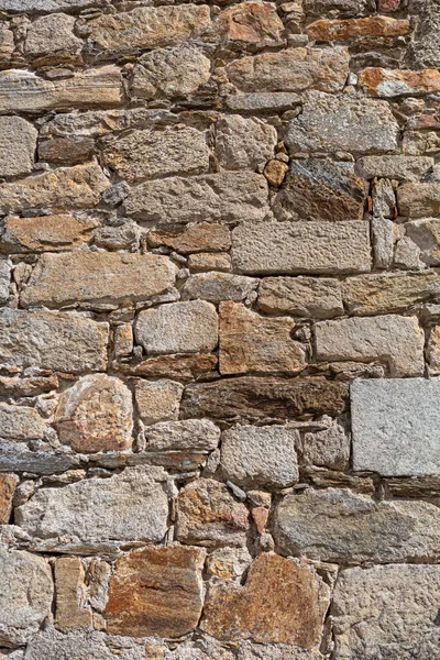 Textures Architecturales Détaillées Rustiques Mur Granit Maçonnerie Appariée — Photo