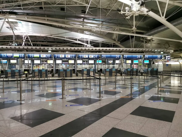 Porto Portugal 2020 Blick Auf Die Check Schalter Flughafen Porto — Stockfoto