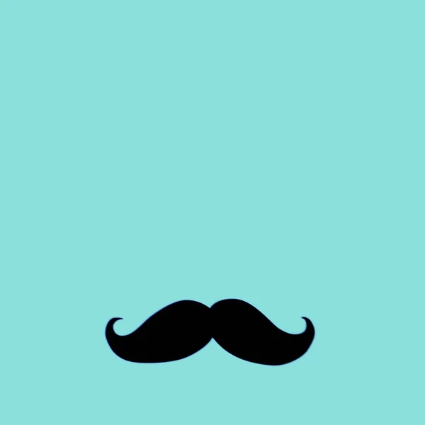 Mustache Colagem Engraçada Fundo — Fotografia de Stock