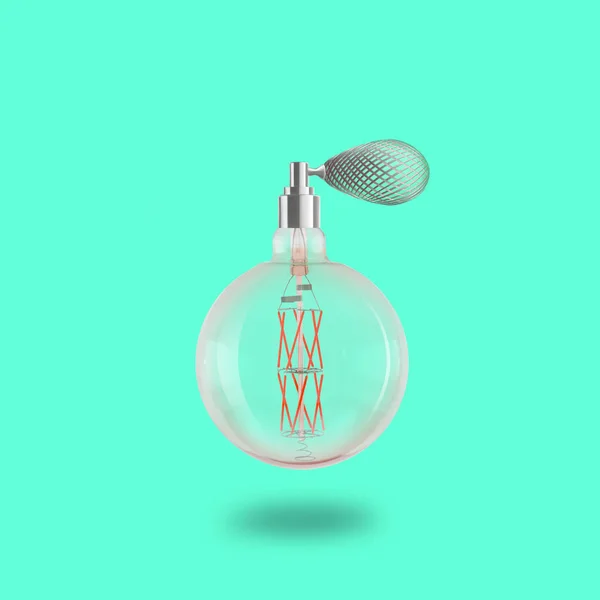 Funny Art Concept Bottle Perfume — Stok Foto
