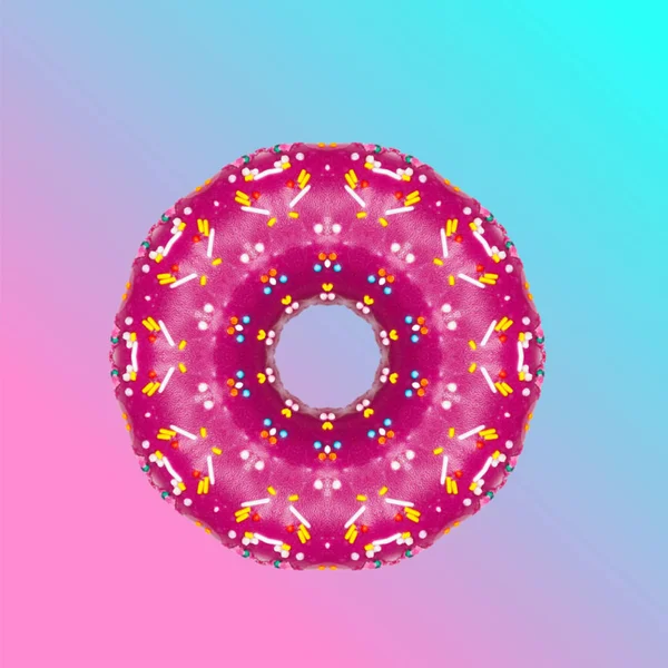 Donut Fractal Abstracto Geométrico — Foto de Stock