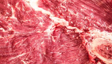Sığır etinin dokusu.