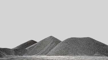 Ezilmiş taşın çıkarılması ve depolanması.