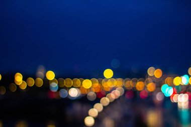 Güzel bokeh etkisi Moskova Merkezi