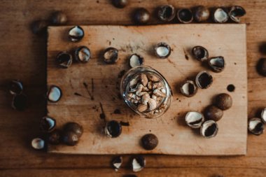 Bir kavanoz fındık