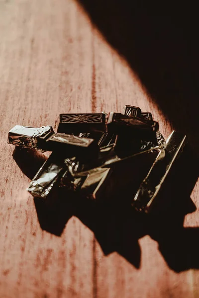 Chocolat Délicieux Ombre Par Une Journée Été Ensoleillée — Photo