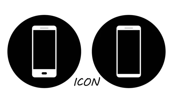 Telefon Icons Flache Icons Auf Weißem Hintergrund Vektorillustration — Stockvektor