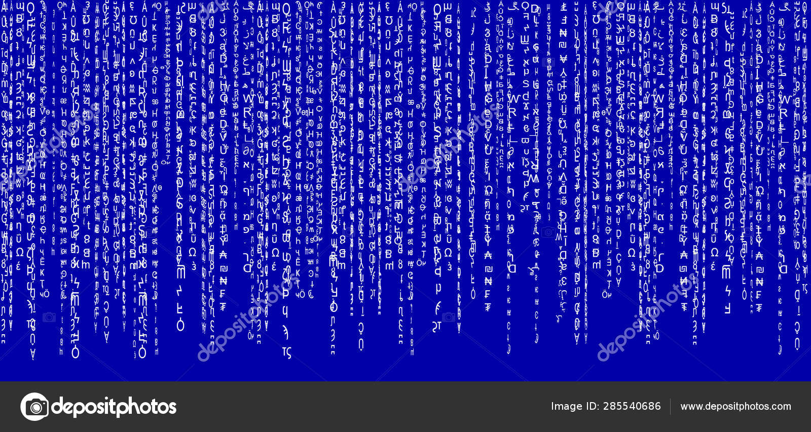 Matrix White Blue Background Computer Virus Hacker Screen Wallpaper Vector Image By C Zaharovevgeniy Vector Stock