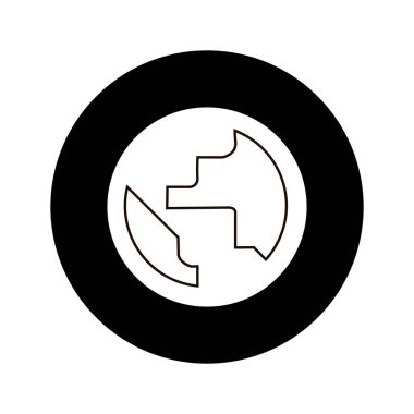 toprak simgesi, vektör illüstrasyonu