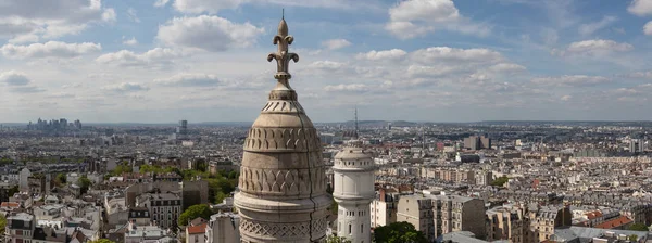 Panorama Ville Paris Depuis Basilique Sacro Cuore — Photo