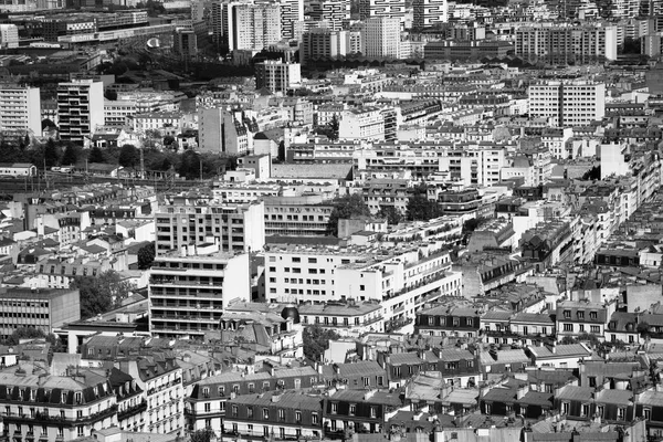 Paris Quittant Les Quartiers Point Vue Des Oiseaux — Photo