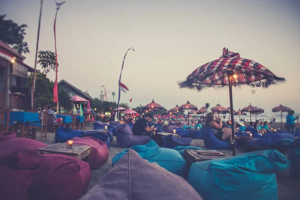 Bar Plaży Miejscowości Legian Wyspy Bali Indonezja — Zdjęcie stockowe