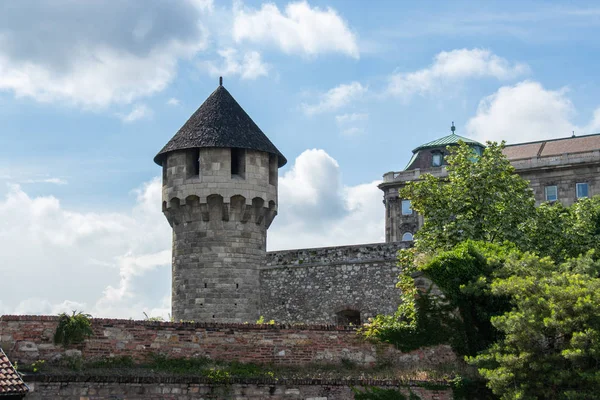 Mittelalterliche Bastion Der Budaer Burg Budapest — Stockfoto