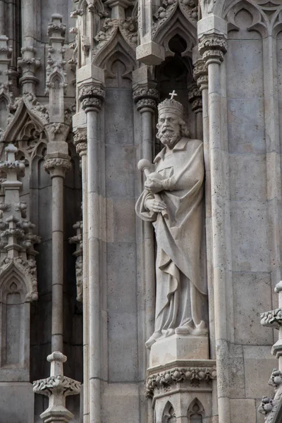 Elementi Architettonici Della Cattedrale Budapest Ungheria — Foto Stock