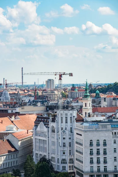 Воздушный Вид Центр Будапешта — стоковое фото