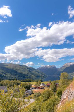 Norveç dağ Vadi manzarası